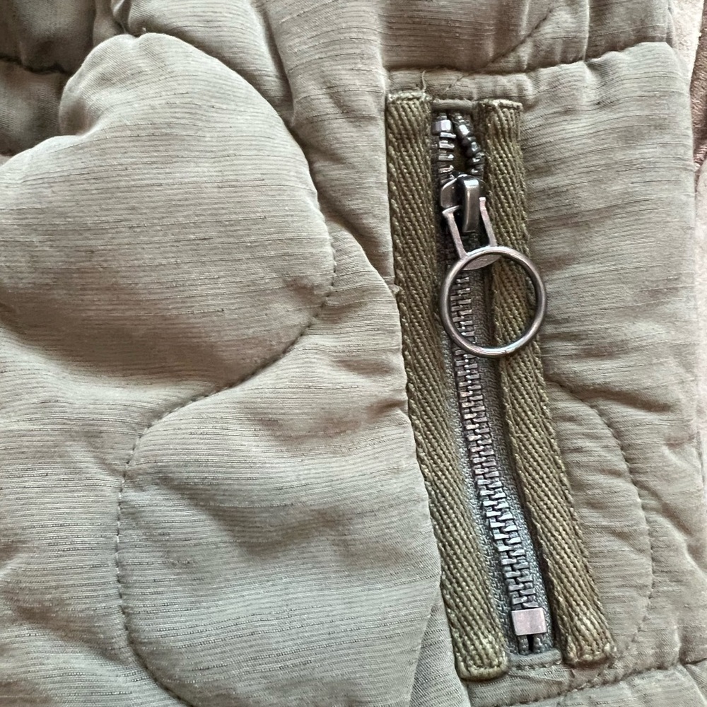 Free People Aura Liner - Green Quilted Jacket - Brand New - Picture 7 of 10